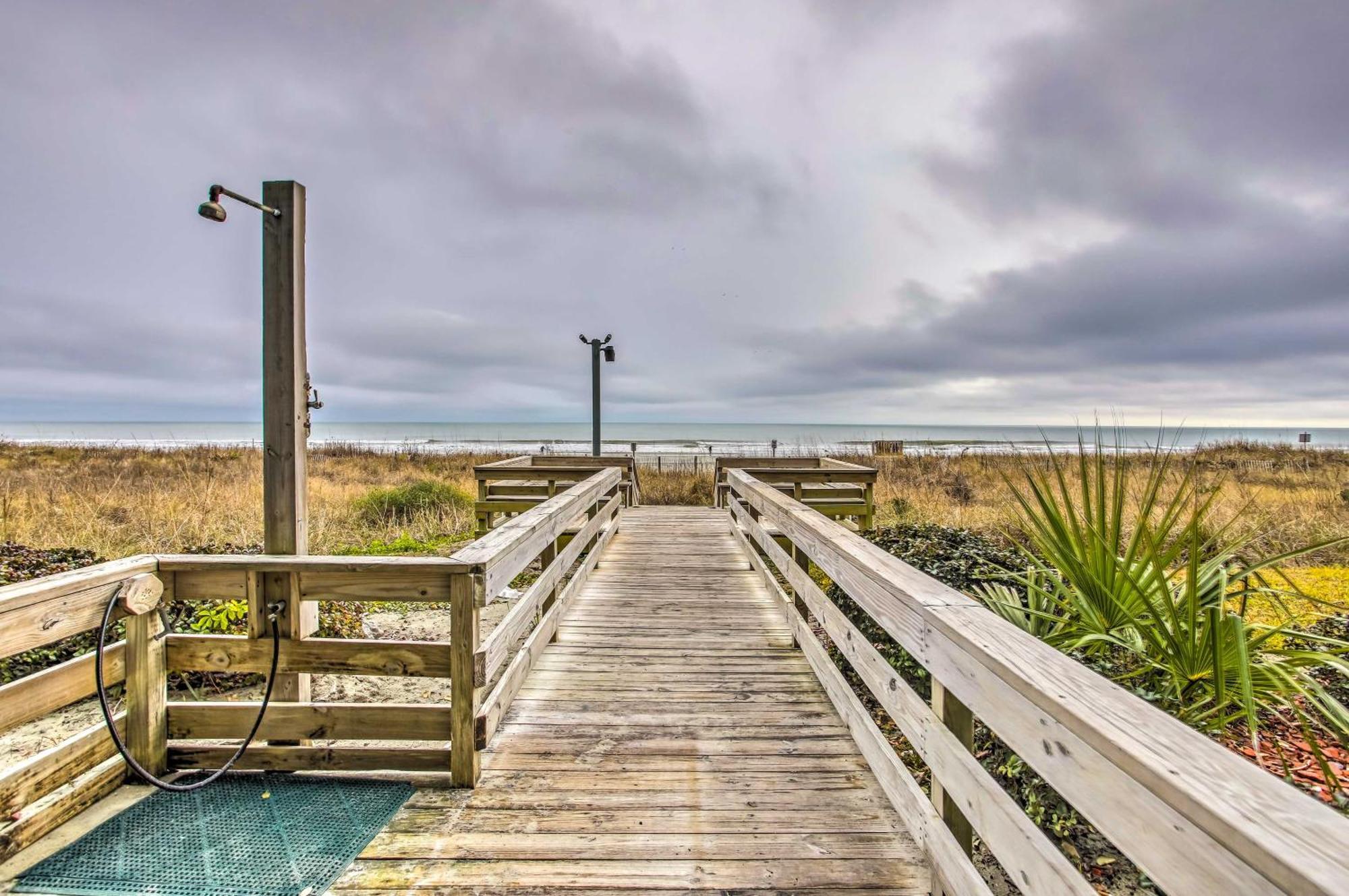 Oceanfront North Myrtle Beach Condo With Indoor Pool Exterior foto