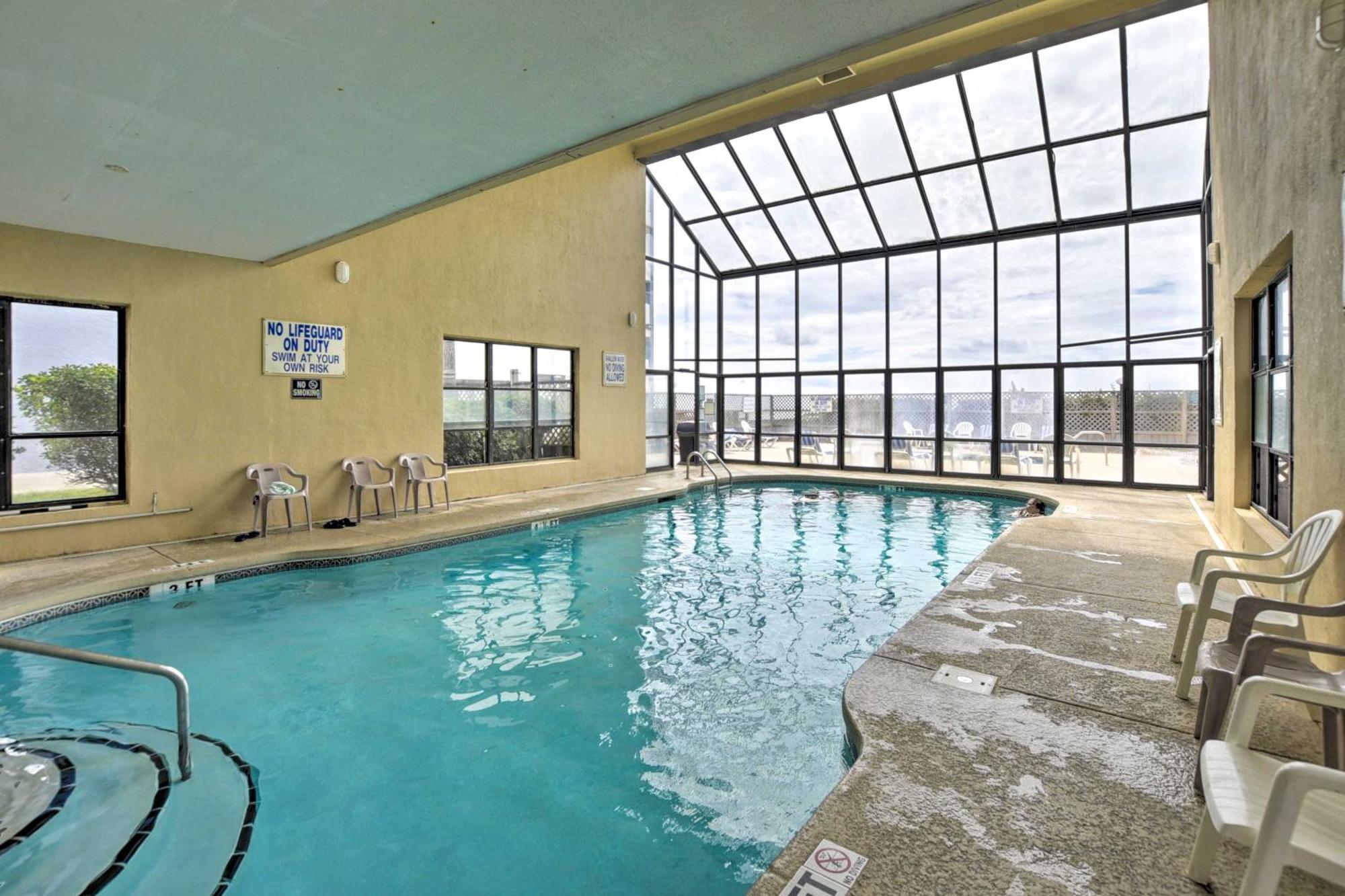 Oceanfront North Myrtle Beach Condo With Indoor Pool Exterior foto